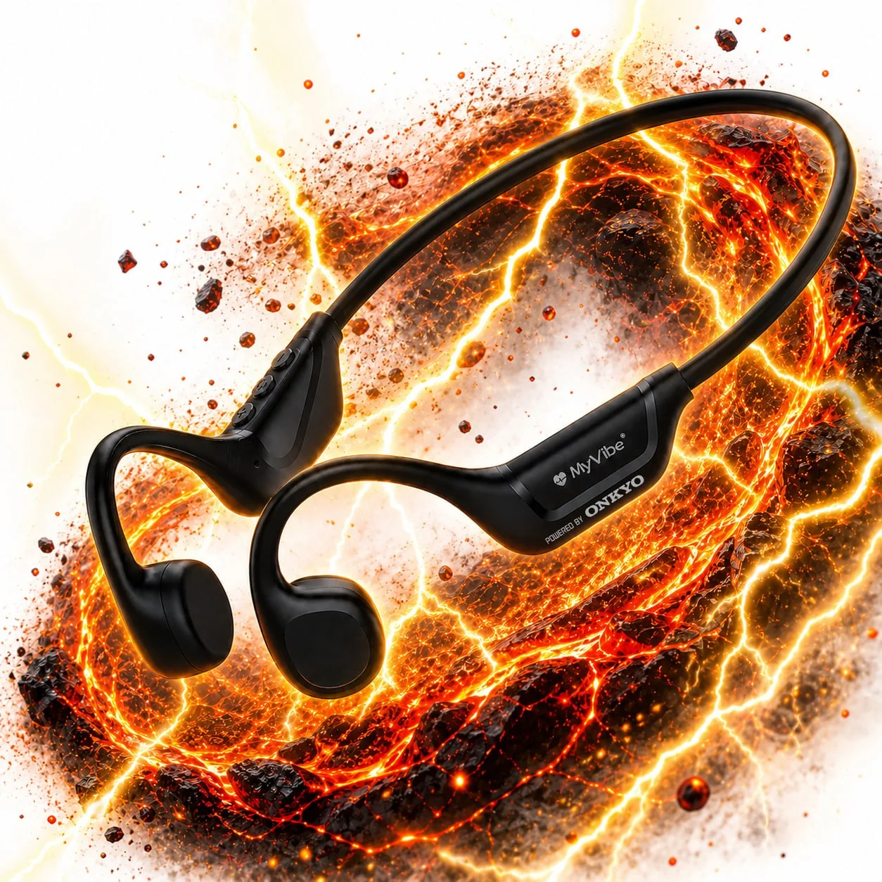 MyVibe Is Powerful Powered by ONKYO - Casque conduction osseuse premium